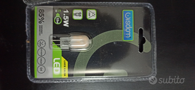 12 Lampadine G4 1,5W 100 lumen 12V a 5 tutte