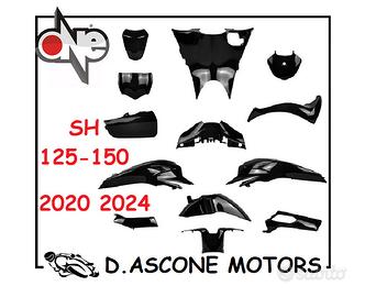 KIT CARENE SH 125 150 2020 2025 NERO LUCIDO