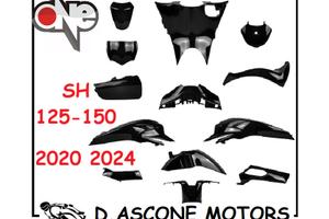 KIT CARENE SH 125 150 2020 2025 NERO LUCIDO