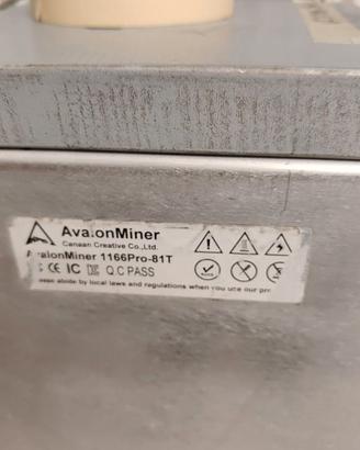 Computer per il mining Avalon Miner 1166 pro 81t