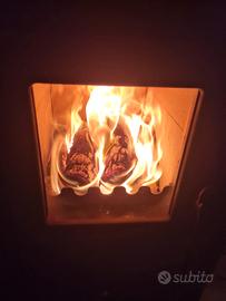 stufa a legna VULCANIA V-STEEL VENTILATA