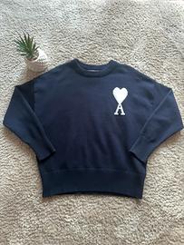 Maglione AMI Paris Blu Pari al Nuovo