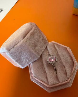 Anello Kate rosa argento 925