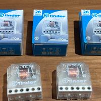 Interruttori a impulso Incasso Relè Finder 26.01