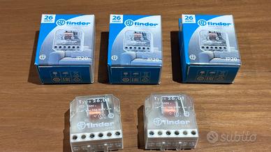 Interruttori a impulso Incasso Relè Finder 26.01