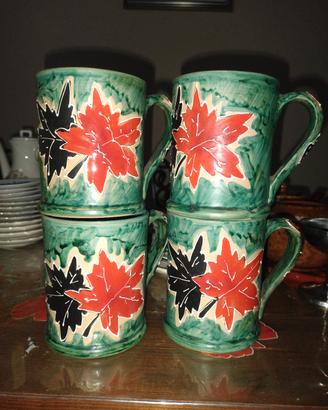 set di brocche in ceramica 