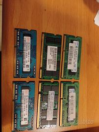 Ram sodimm ddr3 e ddr2