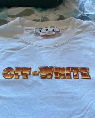 Maglietta Off-White teglia  S originale 100%