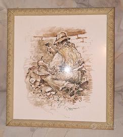 QUADRO, dipinto a mano, autore MARIANO MAGNINI