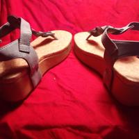 Infradito donna con zeppa n° 39