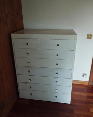 cassettiera in legno 