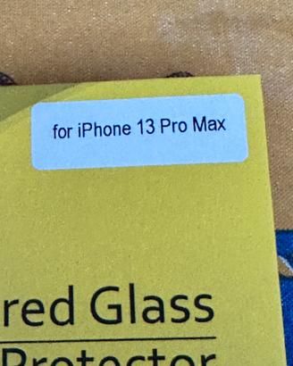 vetri temperati per iPhone 13 Pro max