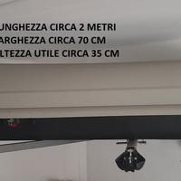 Box portatutto per auto con barre d'appoggio