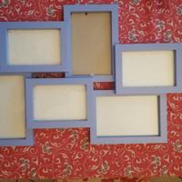 Portafoto multipli color lavanda