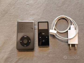 iPod Classic 160 GB + iPod nano 2 GB 1° generation