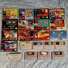 ❤️🕹️ LOTTO GIOCHI CONSOLE SUPER NINTENDO SNES