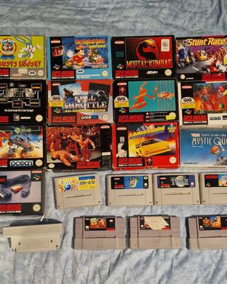 ❤️🕹️ LOTTO GIOCHI CONSOLE SUPER NINTENDO SNES