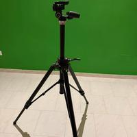 Manfrotto Cavalletto 475B con testa video