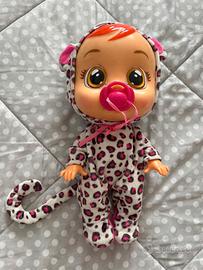 Bambola Gioco Cry Babies Lea Leopardo
