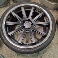 4 cerchi Corspeed Deville inox 20’ gommati