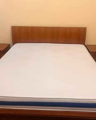 Letto Matrimoniale + Materasso + 2 Comodini