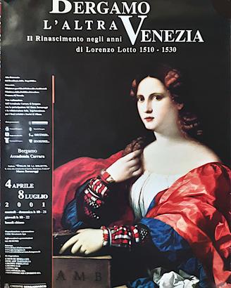 Poster mostra Bergamo l'altra Venezia 2001