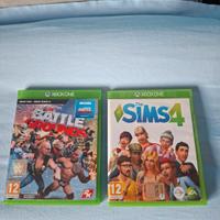Due giochi XBOX One: W2K Battle grounds, The Sims 