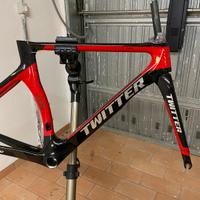 Telaio bicicletta corsa fibra carbonio
