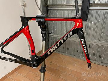 Telaio bicicletta corsa fibra carbonio