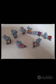 Happypotami Kinder originali 1990 - 8 pezzi
