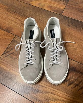 Scarpe Fratelli Rossetti in camoscio grigio