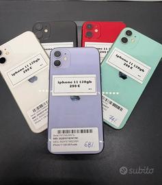 IPHONE 11 128gb TUTTE LE COLORAZIONI PROMO