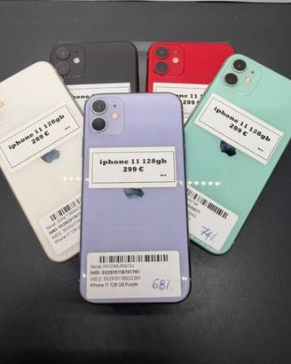 IPHONE 11 128gb TUTTE LE COLORAZIONI PROMO