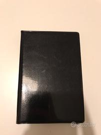 Block notes in finta pelle con strumenti