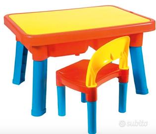 Tavolino giochi bimbo con sedia