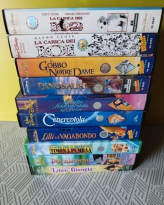 Vhs cartoni animati Disney.