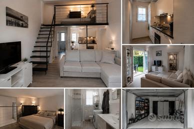 Ampio loft con box e giardino privato a Bovisio