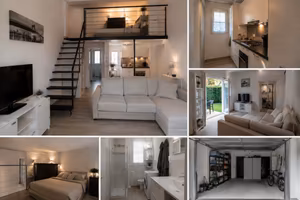 Ampio loft con box e giardino privato a Bovisio
