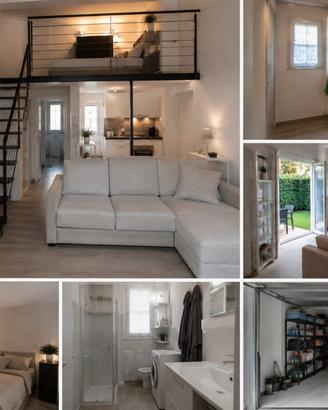 Ampio loft con box e giardino privato a Bovisio