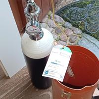 bombola ossigeno terapeutico vintage 