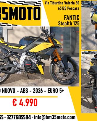 Fantic Stealth 125 Abs 2026