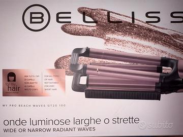 Piastra Pro Beach Waves  Imetec nera e rosa