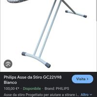 Asse da stiro philips