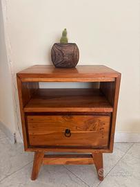 Comodini coppia di 2 in legno