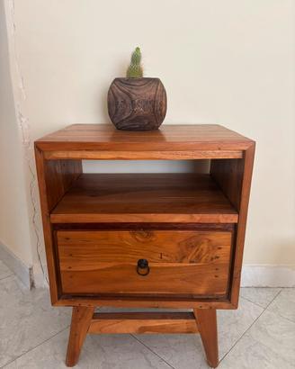 Comodini coppia di 2 in legno
