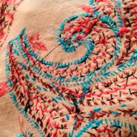 scialle realizzato a mano