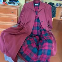 Cappotto Valentino bordeaux donna