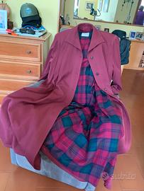 Cappotto Valentino bordeaux donna