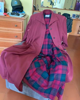 Cappotto Valentino bordeaux donna