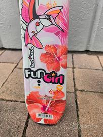 Sci bambina Rossignol Fun Girl 120 cm con attacchi
